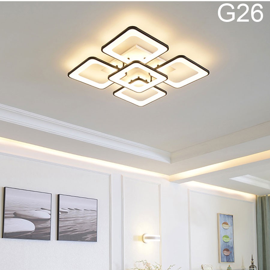 ĐÈN led ốp trần , đèn ốp trần trang trí phòng khách 12 cánh 3 chế độ sáng kèm điều khiển từ xa, bảo hành 1 năm