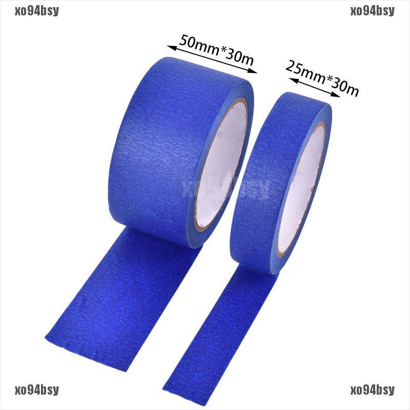 [xo94bsy]25mm/50mm*30m Blue Painter Tape Paper Adhesive House Painting Peeling P
