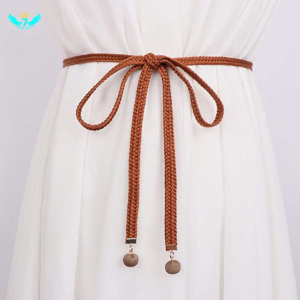 Thắt lưng dây bện bằng cotton cho nữ