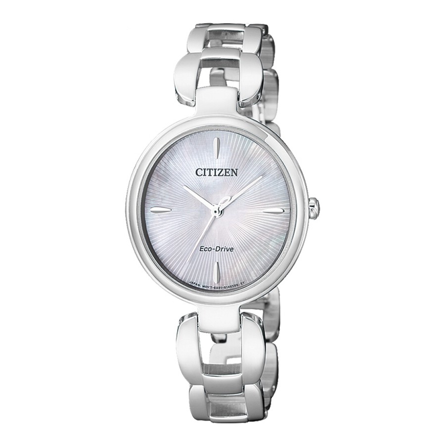 Đồng Hồ Nữ Citizen Dây Thép Không Gỉ EM0420-89D - Mặt Xà Cừ (Sapphire)