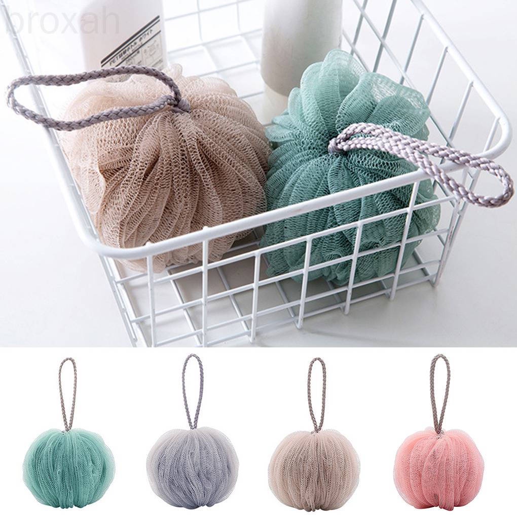 Rich Bubbles Hygienic Environmental Bath Ball Tubs Scrubber Shower Body Cleaning Mesh Sponge broxah