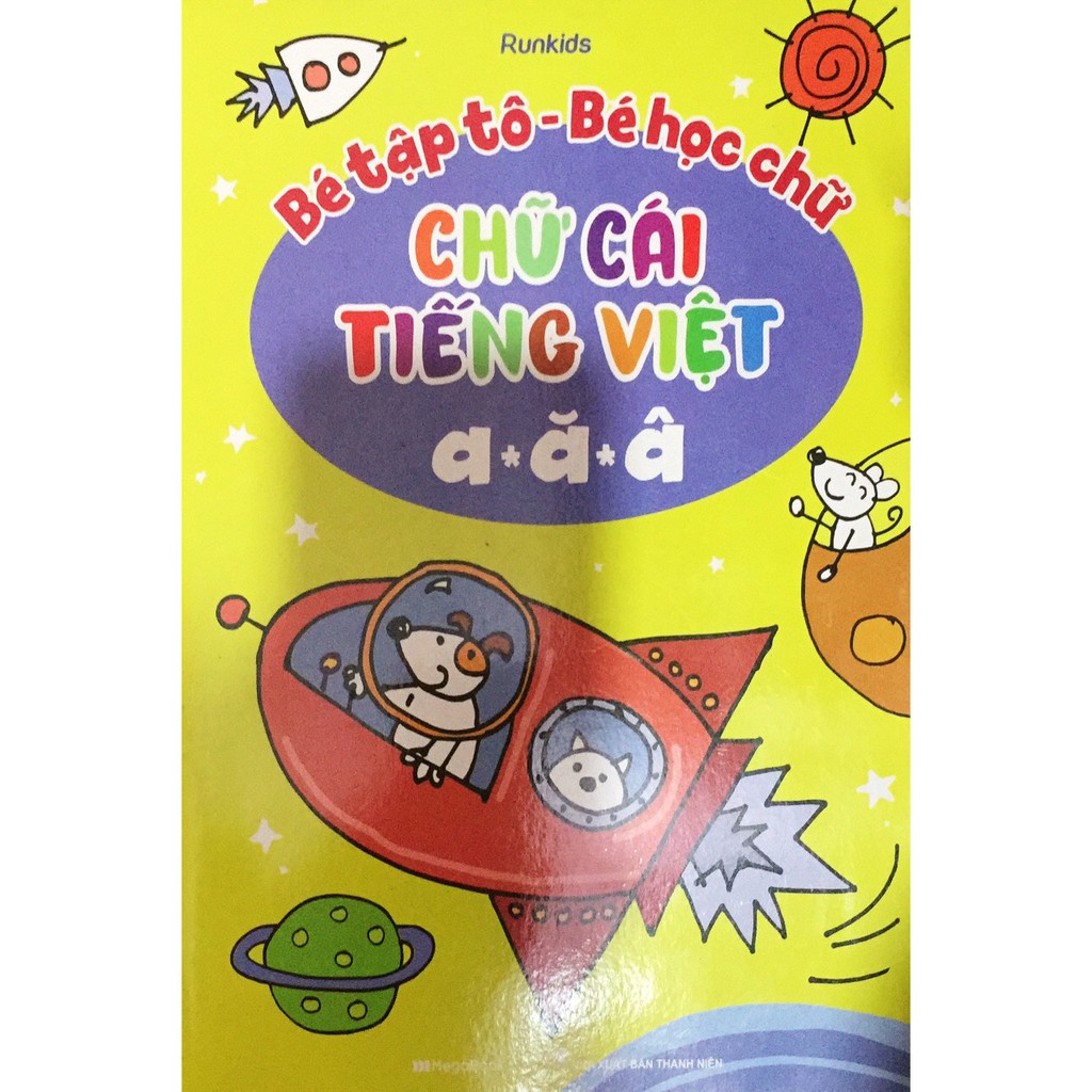 sách - Bé Tập Tô - Bé Học Chữ - Chữ Cái Tiếng Việt A Ă Â