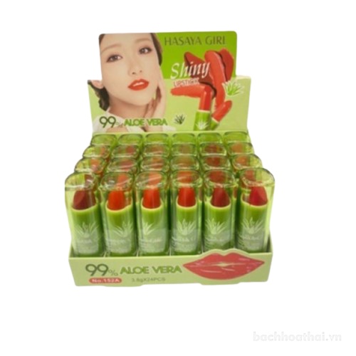 Soņ dưỡng môi có màu Hasaya Girl Aloe Vera 99%