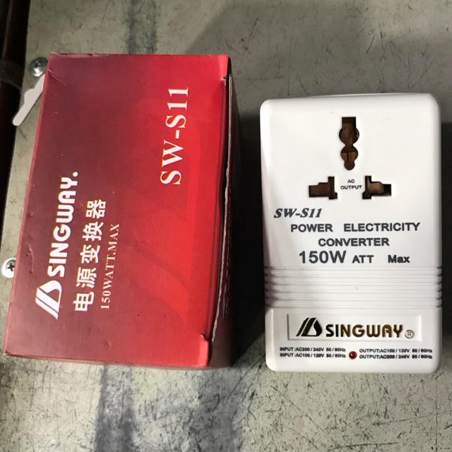 Bộ đổi nguồn SW-S11 2 chiều 220V&lt;-&gt;110V 150W