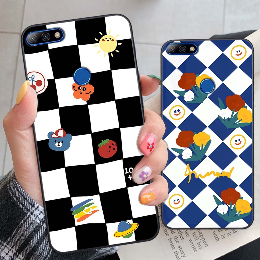 Ốp Huawei Y7 Prime 2018 / Y7 Pro 2018 họa tiết hoa, gấu thời trang, ốp dẻo bền đẹp
