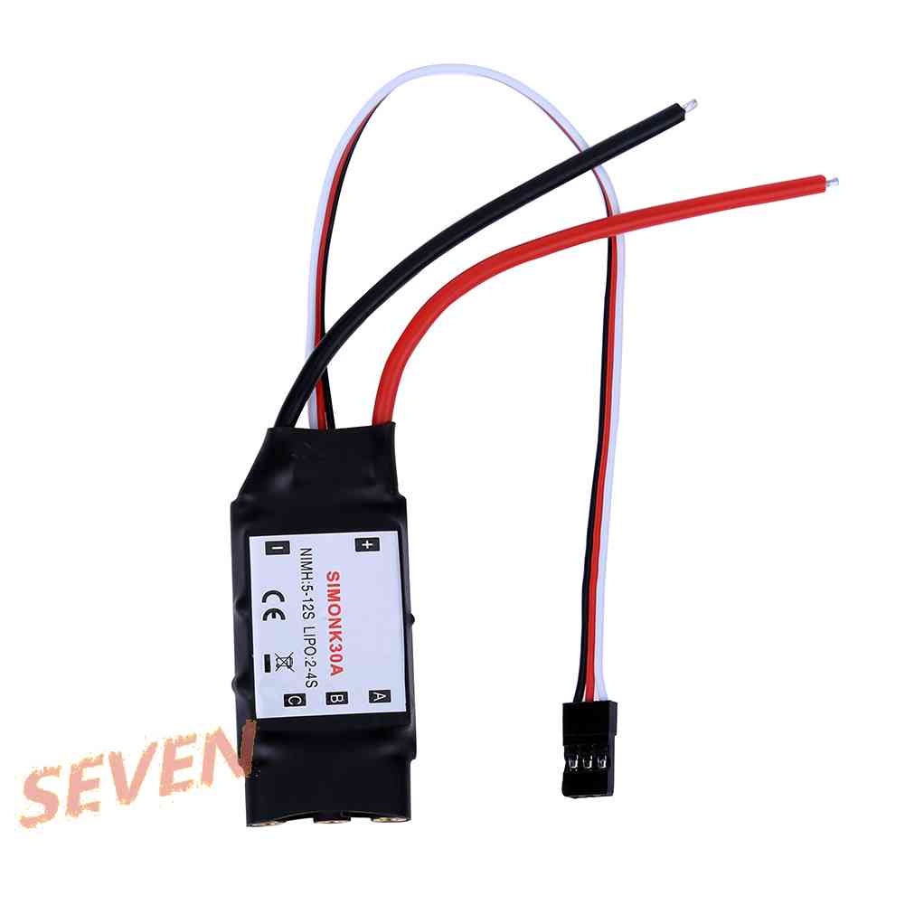Bộ Điều Khiển Tốc Độ Điện Tử Không Chổi Than ESC 30A Hiệu Quả Cao