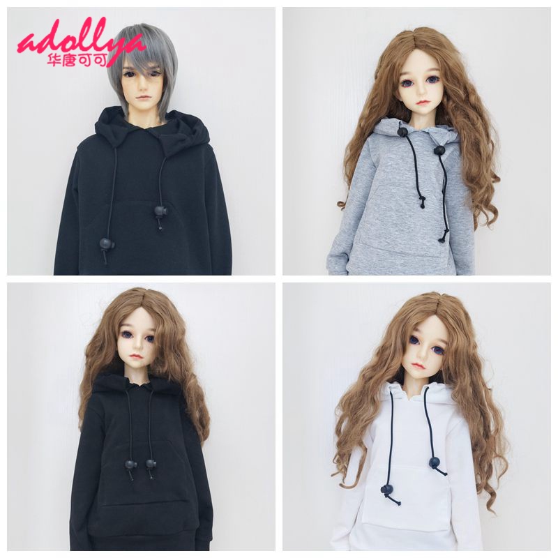 Áo sweater Có Mũ Trùm Thiết Kế Xinh Xắn Cho Búp Bê 1/3 1/4 1/6