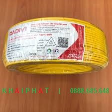 Cadivi Dây điện đơn cáp điện đơn Dây điện mềm CV2.5 CV 2.5 CHẤM MM2 giá tốt giá rẻ hàng chính hãng - KHẢI PHÁT ELECTRIC