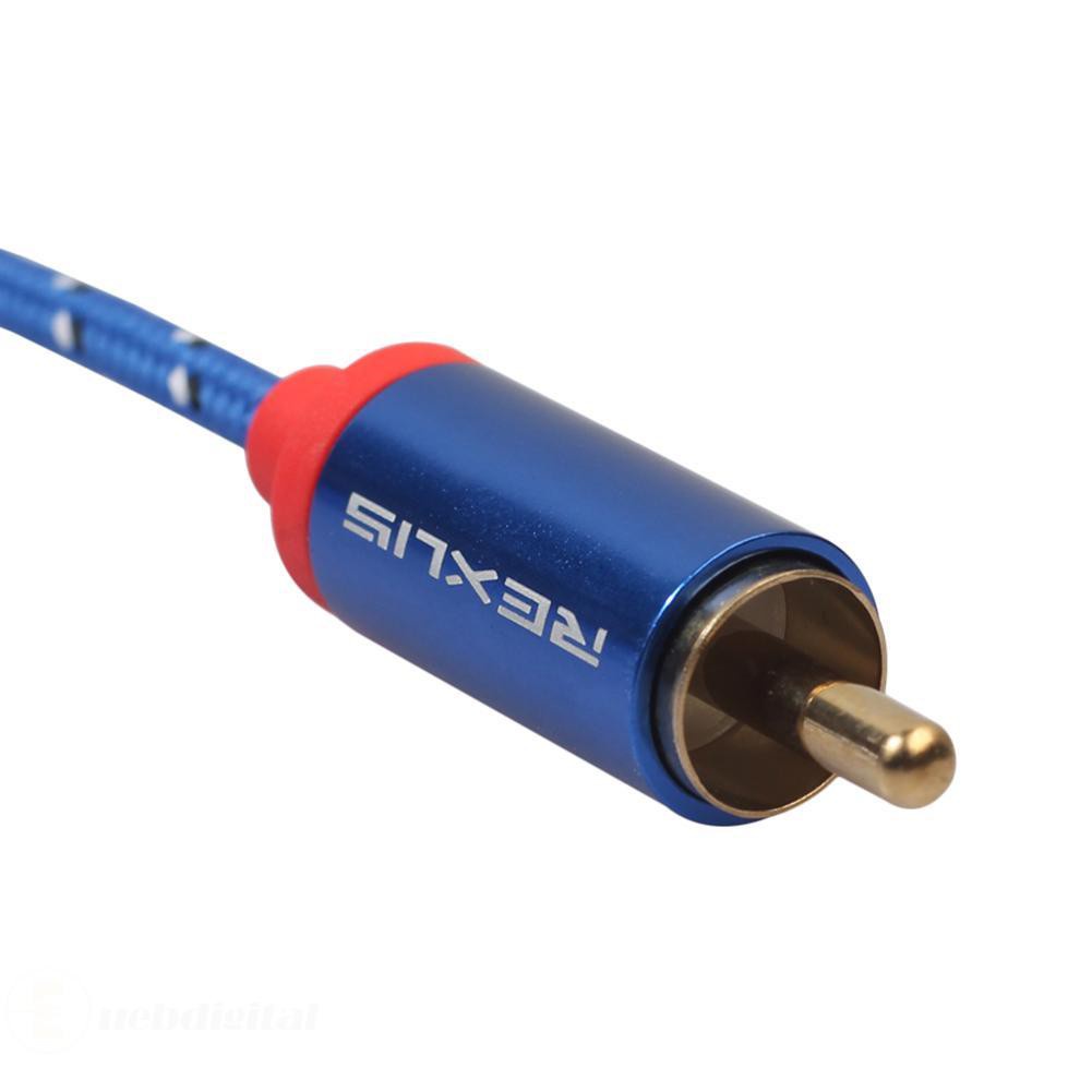 Dây Cáp Khuếch Đại Âm Thanh Đầu Cắm 3.5mm Sang 2 Rca Chuyên Dụng