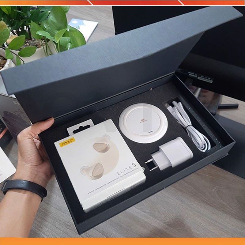 Jabra Elite 5 - Tai Nghe Nhét Tai True Wireless, Bluetooth, ANC, Hoạt Động Bền Bỉ, Đàm Thoại Siêu Mượt