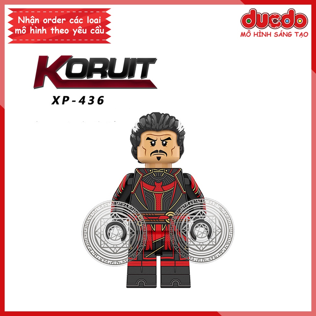 Minifigures Nhân Vật Doctor Strange 2 Phù Thủy Tối Thượng Marvel - Đồ chơi Lắp ghép Xếp hình Mô hình Mini KORUIT KT1057