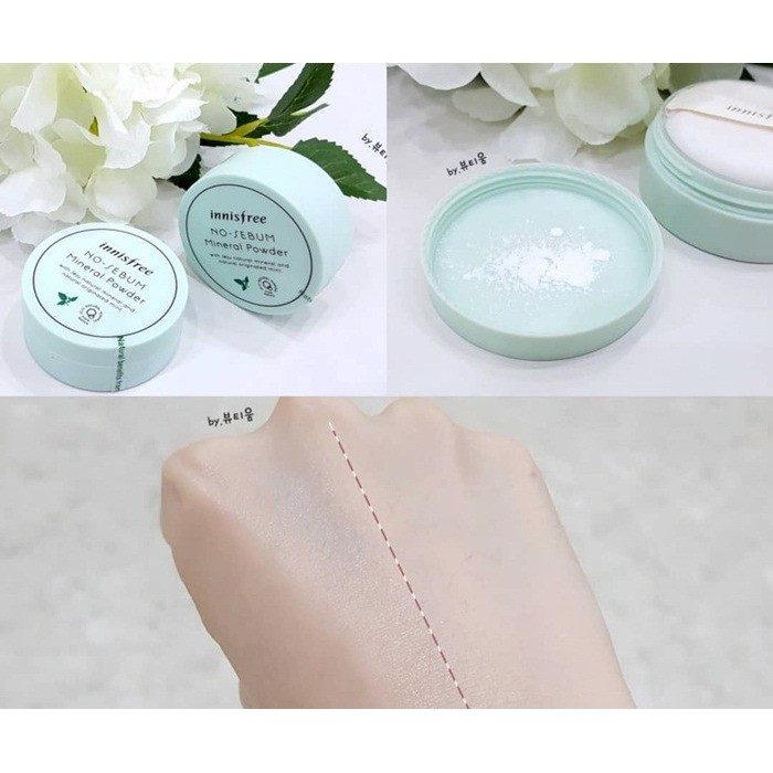 Phấn phủ - Phấn bột kiềm dầu dạng bột khoáng Innisfree No Sebum Mineral Powder 5g [Chính Hãng Hàn Quốc] | BigBuy360 - bigbuy360.vn