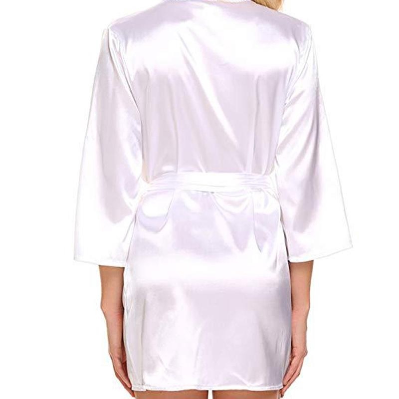 Áo Choàng Ngủ Bằng Lụa Satin Cho Nữ | BigBuy360 - bigbuy360.vn