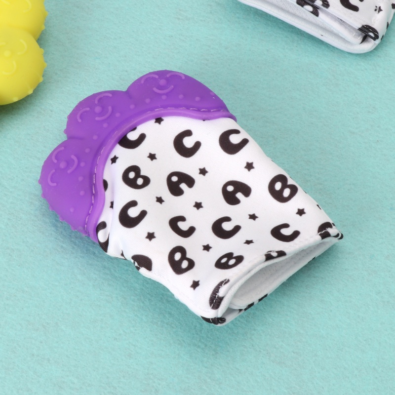 Găng Tay Silicone Quấn Ngón Chân Có Âm Thanh Dành Cho Bé Sơ Sinh Mọc Răng