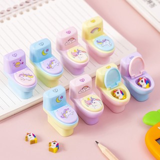Gọt bút chì bồn cầu kèm tẩy