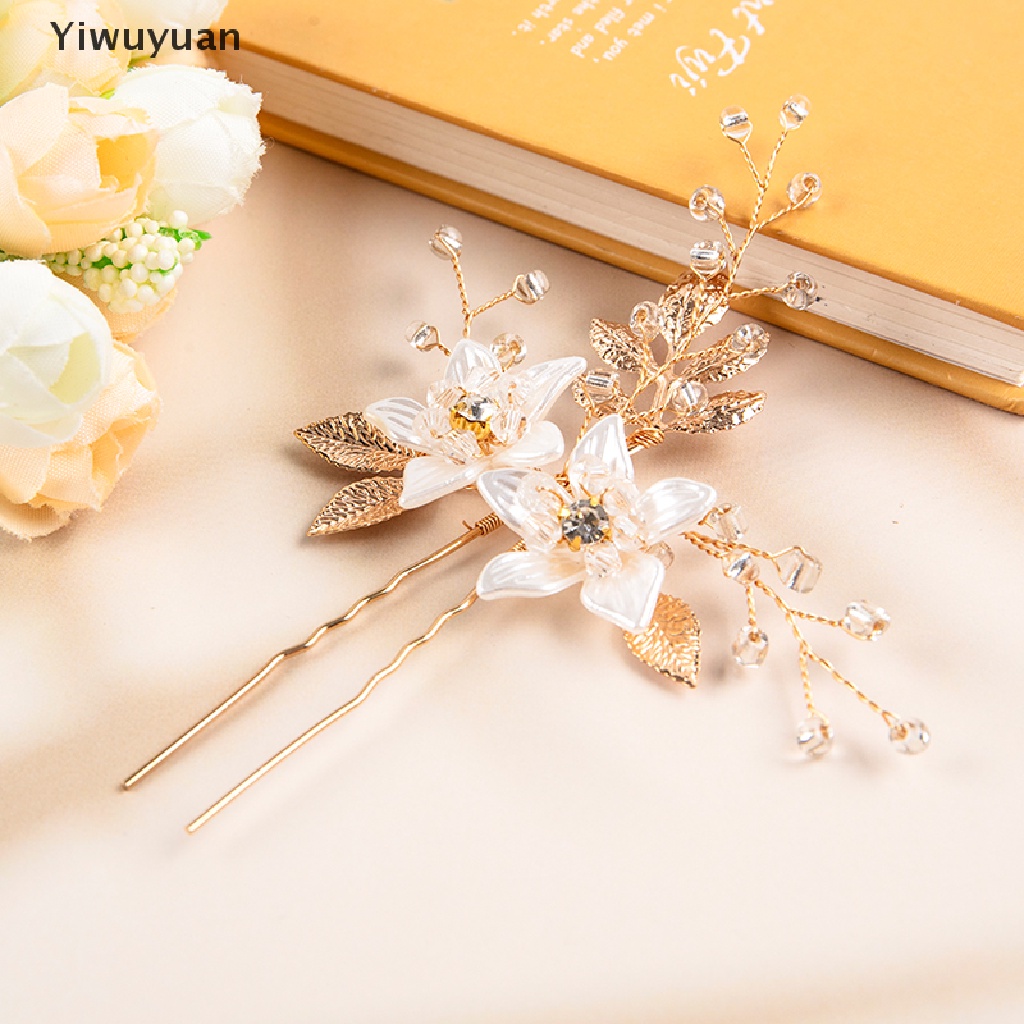 Kẹp Tóc Hình Hoa Đính Đá Thời Trang Cho Nữ