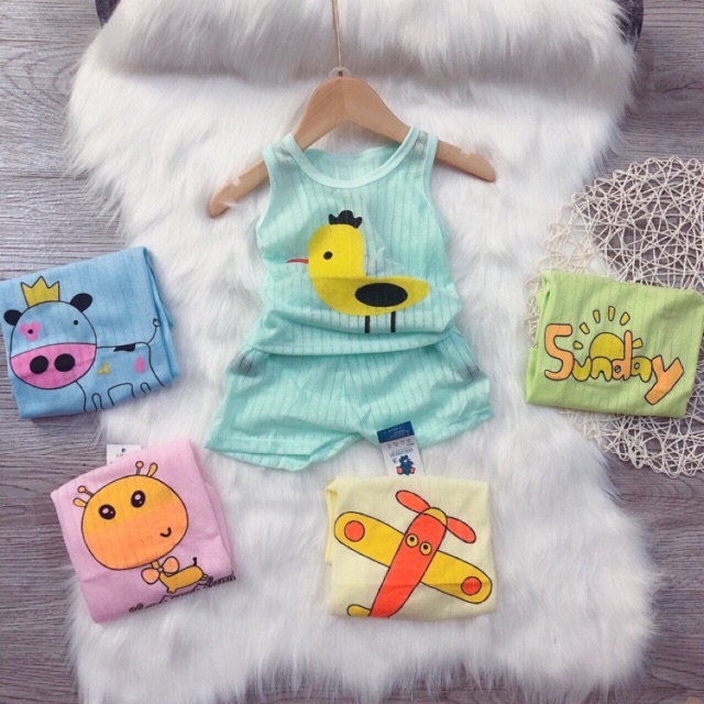 Bộ ba lỗ cotton giấy