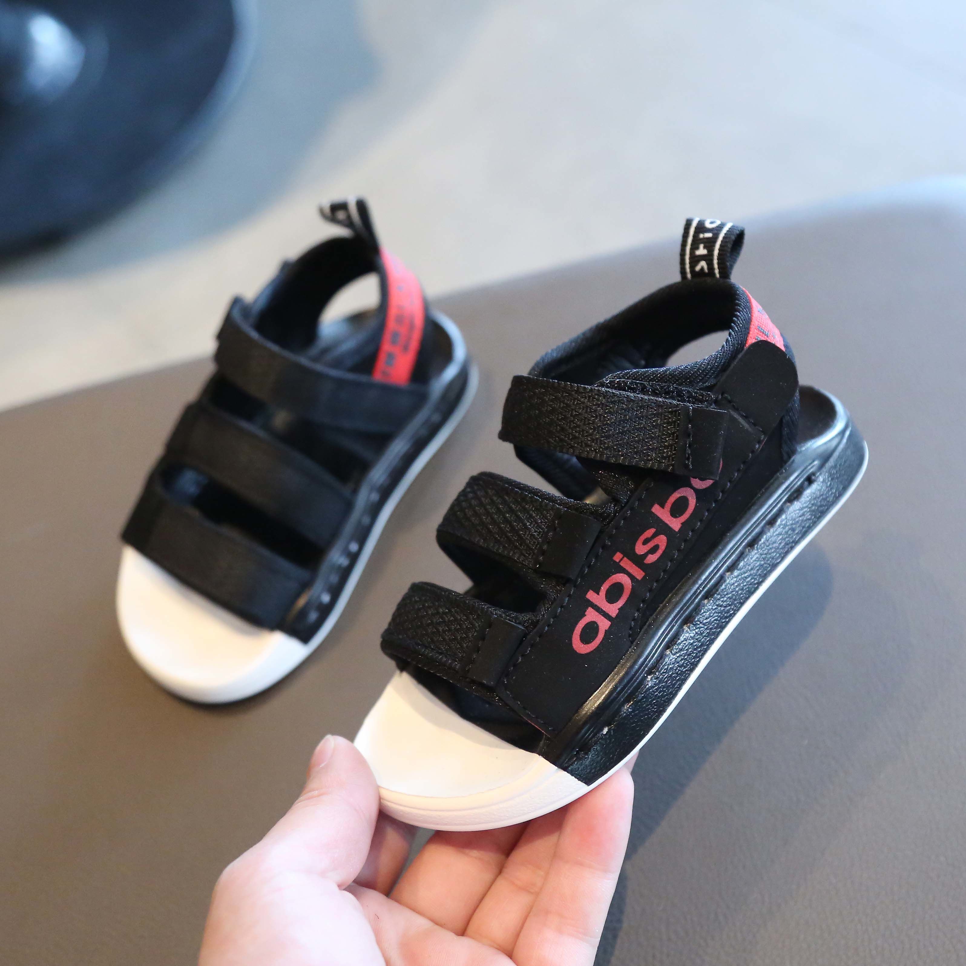 Sandal Bé Trai 2021 Mới Đế Mềm Chống Trơn Trượt Trẻ Em Mùa Hè Giày Bé Gái Trẻ Em Giày Đi Biển Hàn Quốc phong Cách
