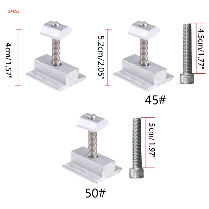 Bộ 10 Miếng Kẹp Kim Loại Gắn Bảng Điều Khiển Năng Lượng Mặt Trời Thông Dụng