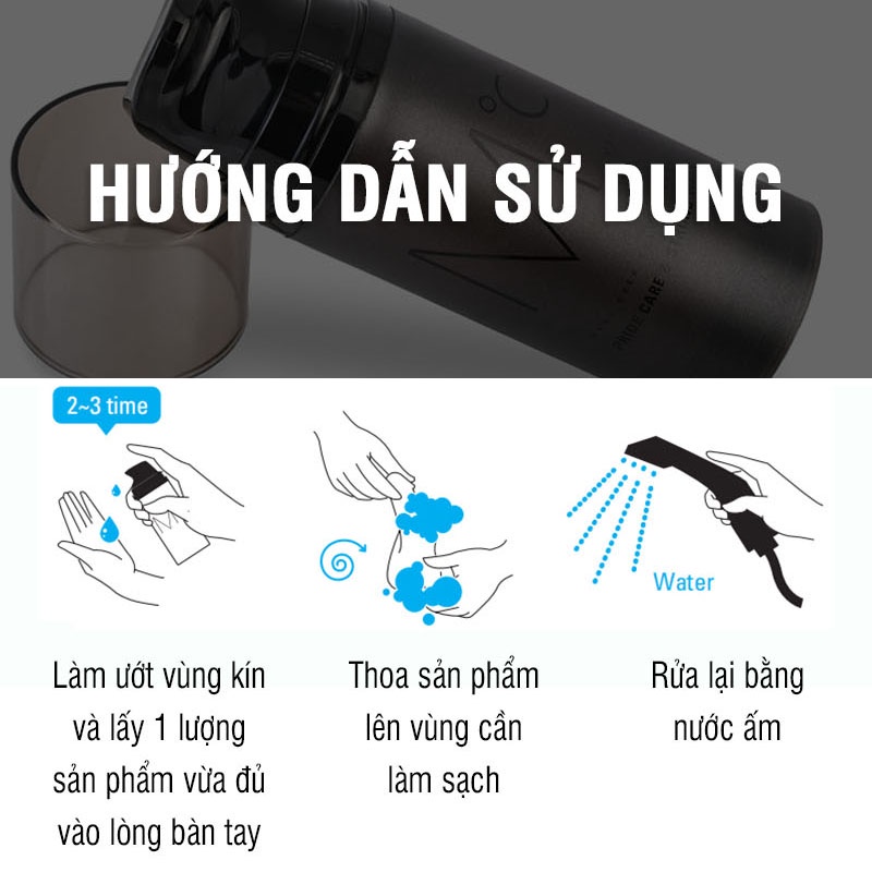 Dung dịch vệ sinh nam MdoC Pride Care & Strong Wash 100ml khử mùi kháng khuẩn sạch sâu X6-MD02 | BigBuy360 - bigbuy360.vn