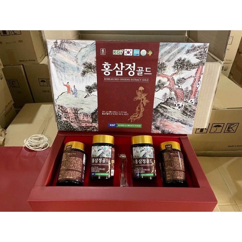 [HÀNG MỚI VỀ] Cao Sâm Núi Cao Cấp KGF Hàn Quốc Hộp 4 lọ x 250gr