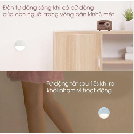 Đèn LED Cảm Ứng Sử Dụng Pin Tự Động Phát Sáng Khi Có Người Di Chuyển
