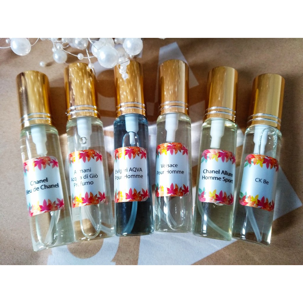 [combo 6 chai xịt - hơn 130 mùi để chọn] Tinh dầu nước hoa pháp