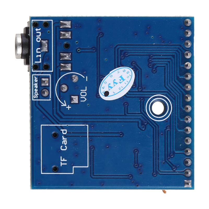 Mô Đun Máy Nghe Nhạc MP3 DC 5V SD / TF 2 Cổng Âm Thanh Kích Hoạt Giọng Nói