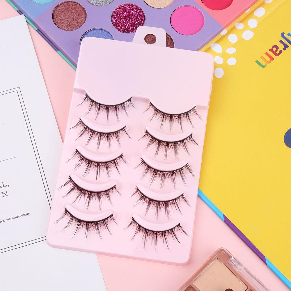 Bộ 5 Cặp Lông Mi Giả Dày Tự Nhiên Phong Cách Lolita