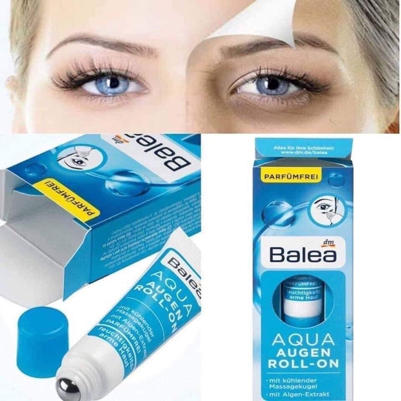 LĂN MẮT BALEA AQUA AUGEN ROLL ON CHỐNG THÂM &amp; SĂN CHẮC BỌNG MẮT