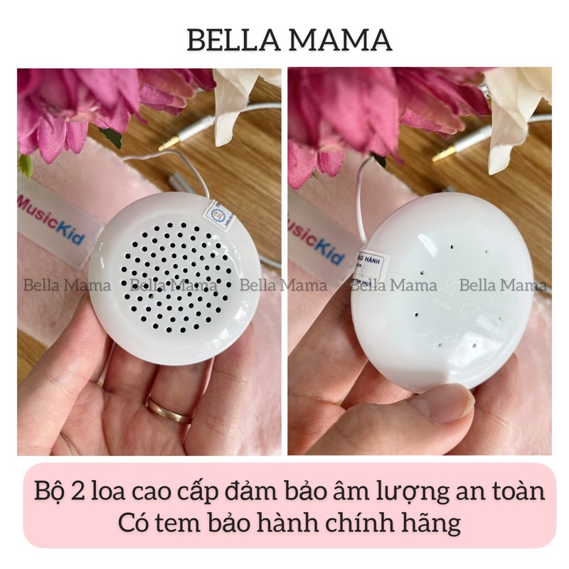 Tai Nghe Thai Giáo Mẹ Bầu Chính Hãng Music Kid Giúp Con Thông Minh Phát Triển Não Bộ Bella Mama (TẶNG KÈM LIST NHẠC)