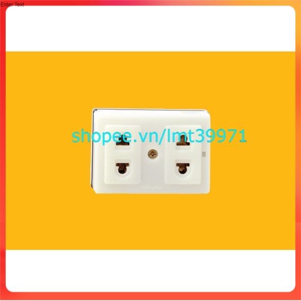 Ổ cắm 2 cửa (ổ đôi)