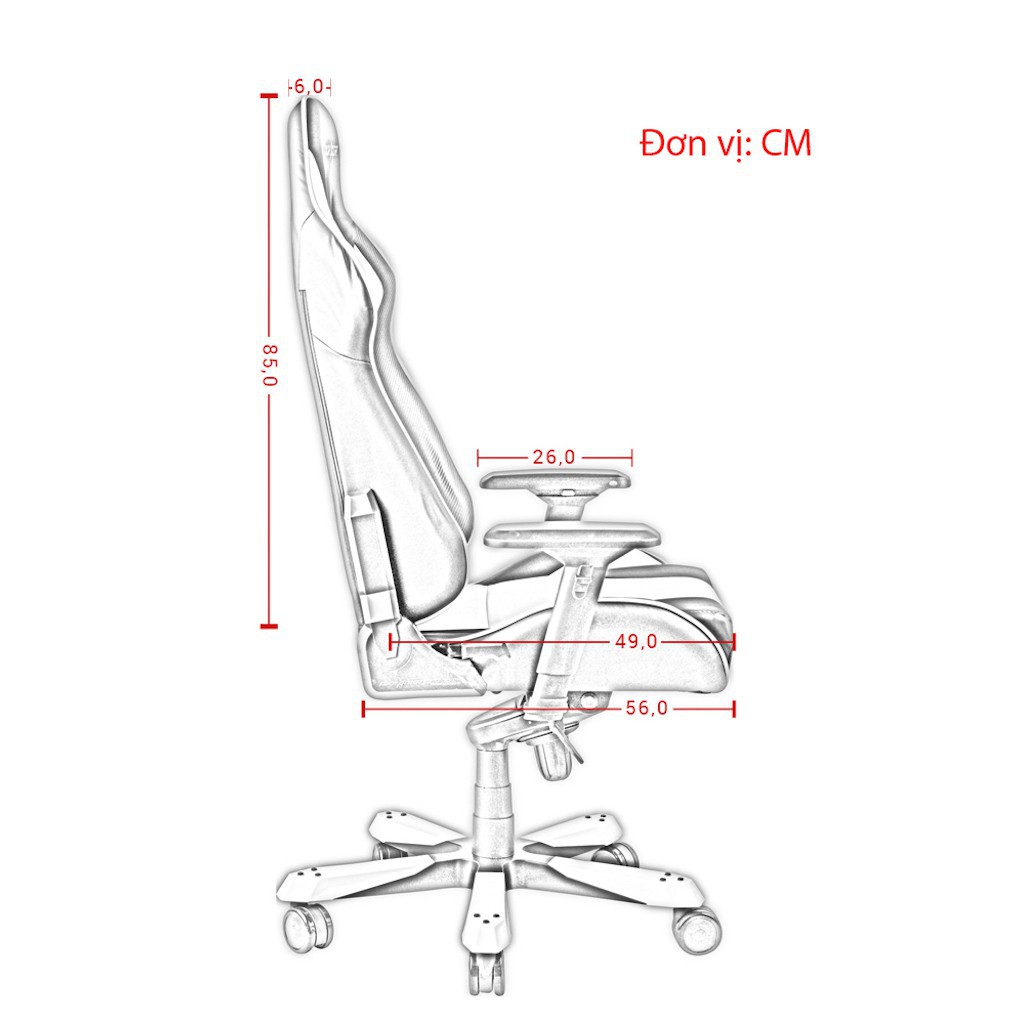 Ghế chơi game DXRacer KING KS28-NE (Xanh Lá)