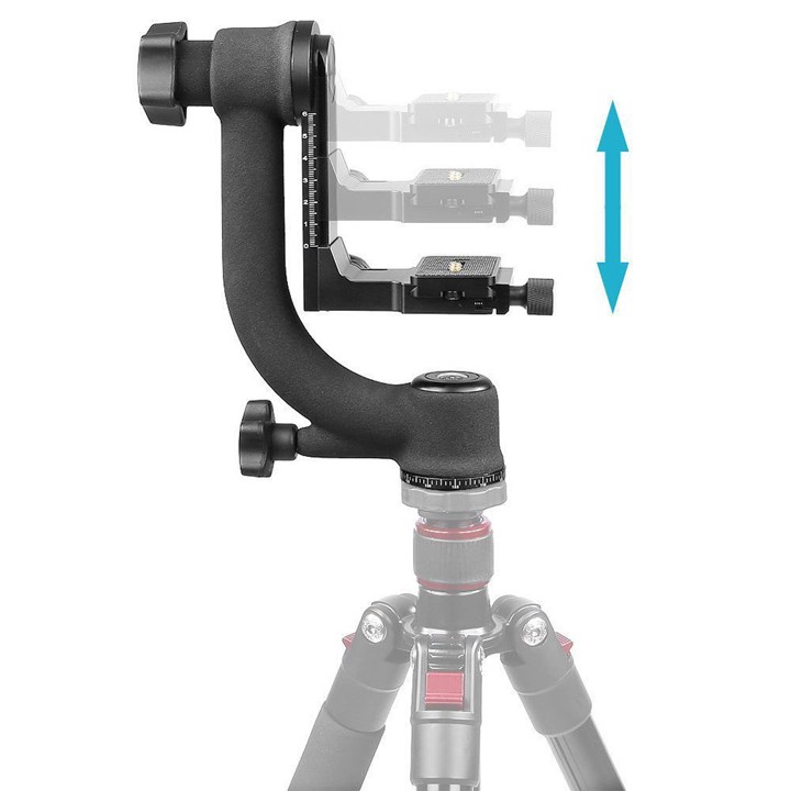 Đầu ball head gimbal tripod head BK-45 dùng cho ống tele ống kính nặng