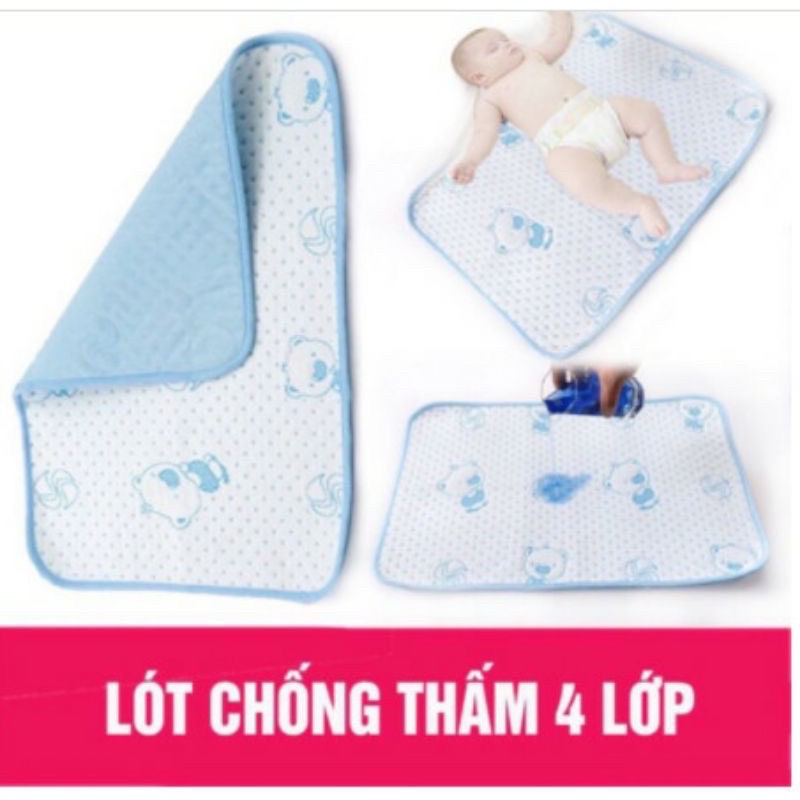 Chống thấm 4 lớp đủ size cho bé trai / gái