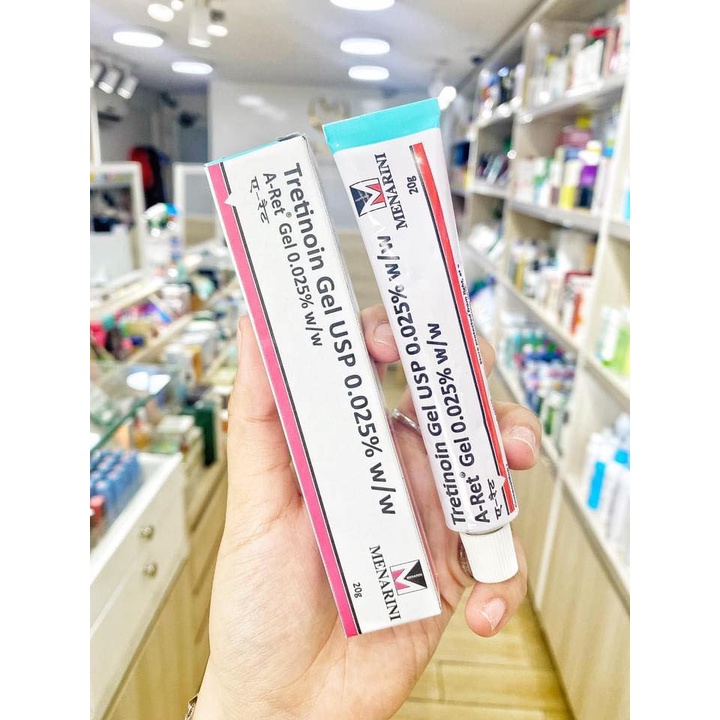 Gel Tái Tạo Trẻ Hóa Hỗ Trợ Giảm Mụn MENARINI Tritinoin Gel USP 20g