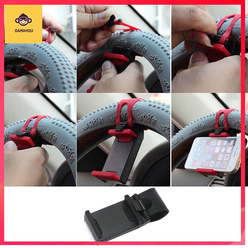 Giá đỡ điện thoại gắn vô lăng xe hơi tiện dụng | BigBuy360 - bigbuy360.vn