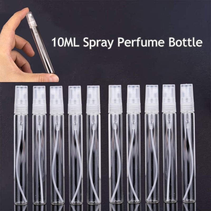 1 Chai Xịt Nước Hoa Rỗng 10ML Bằng Kính Trong Suốt Tiện Dụng