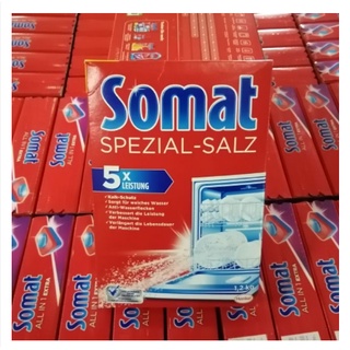 Muối rửa ly Somat 1.2kg khuyến mại MỚI NHẤT