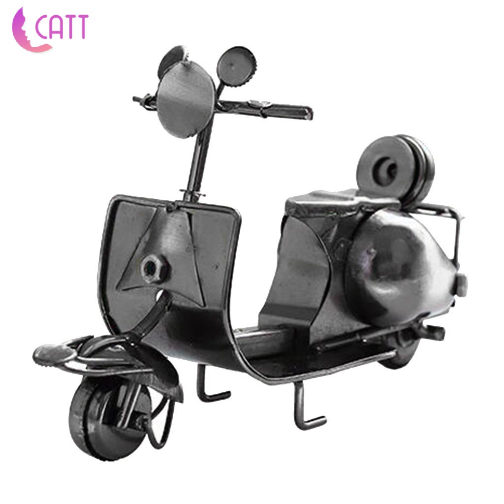 [Dadada1] Đồ trang trí Xe Mô Tô Mini Bằng Kim Loại Trang Trí Phòng Khách
