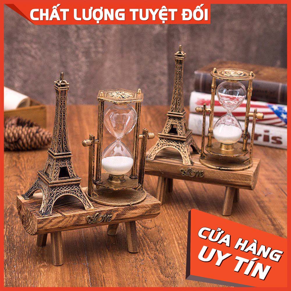 Đồng hồ cát trang trí cực đẹp - Quà tặng tháp Eiffel độc áo ý nghĩa