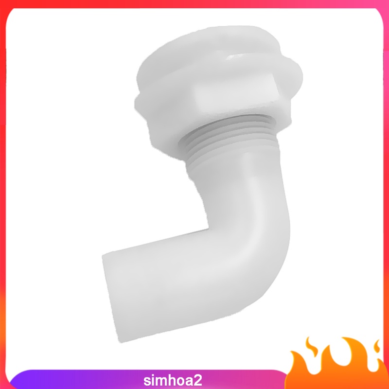 Ống Bơm Thru-Hull Bilge 1 "Bằng Nhựa Nylon Màu Trắng 2 Cái Cho Thuyền | BigBuy360 - bigbuy360.vn