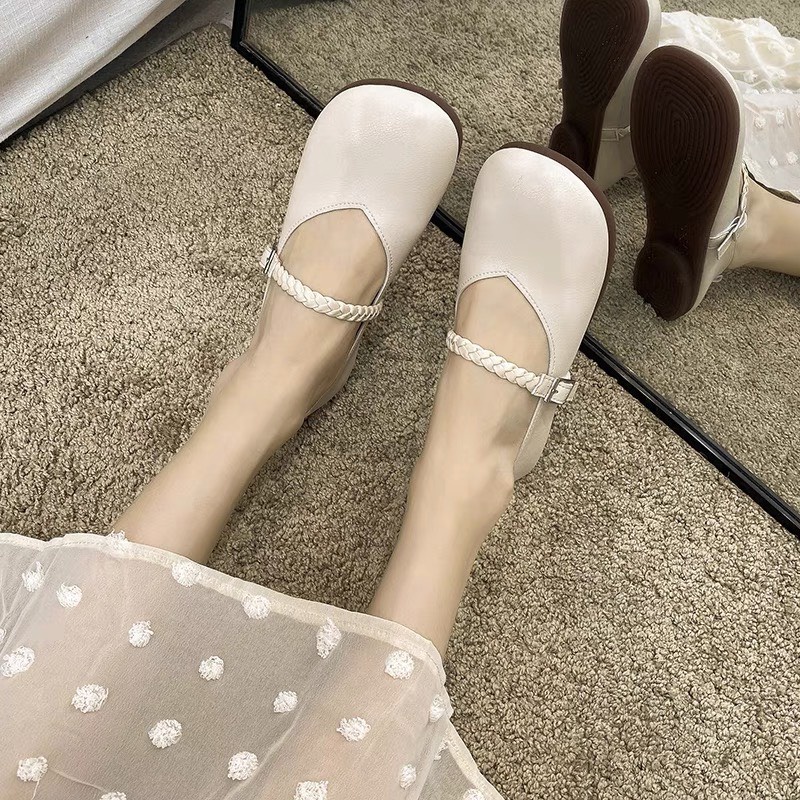 Giày búp bê da mềm mã 1627