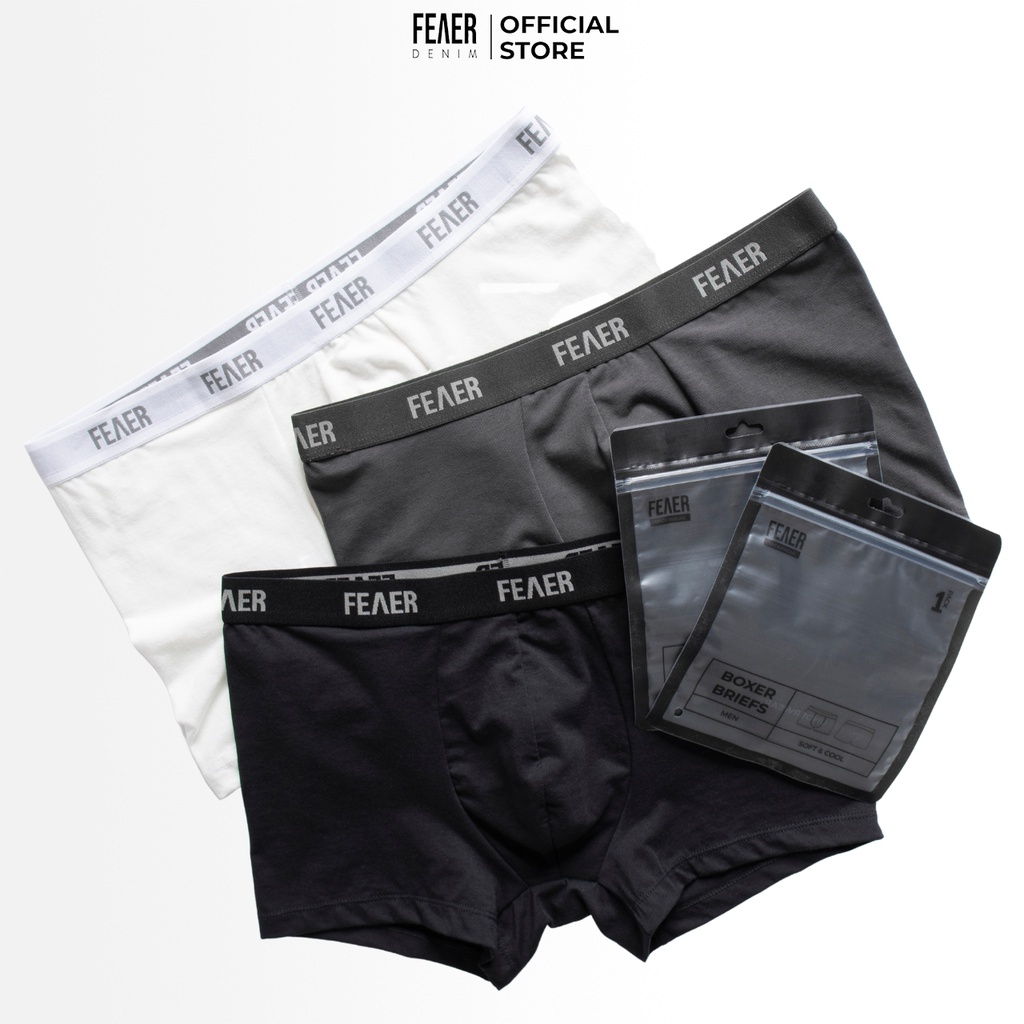 Quần lót Boxer nam V2 chất thoáng khí, thấm hút, co giãn cao cấp FEAER DENIM
