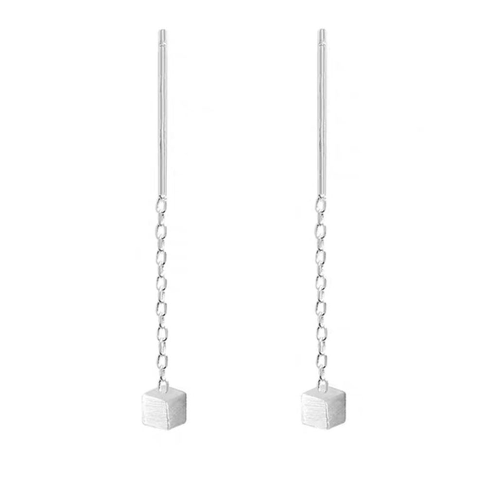 Bông tai thiết kế hình vuông phong cách độc đáo