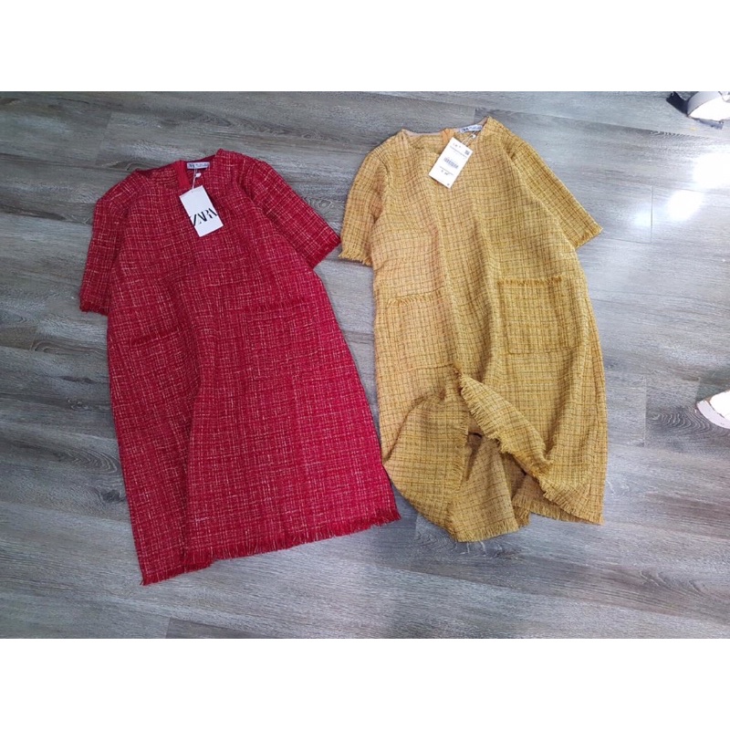 Đầm ZARA xuất dư dáng suông 🍀🍀🍀🍀