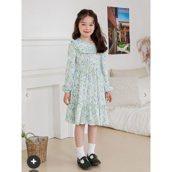 (Sz 110,130,140)- Đầm cotton mỏng Lilipurri VN xuất Hàn