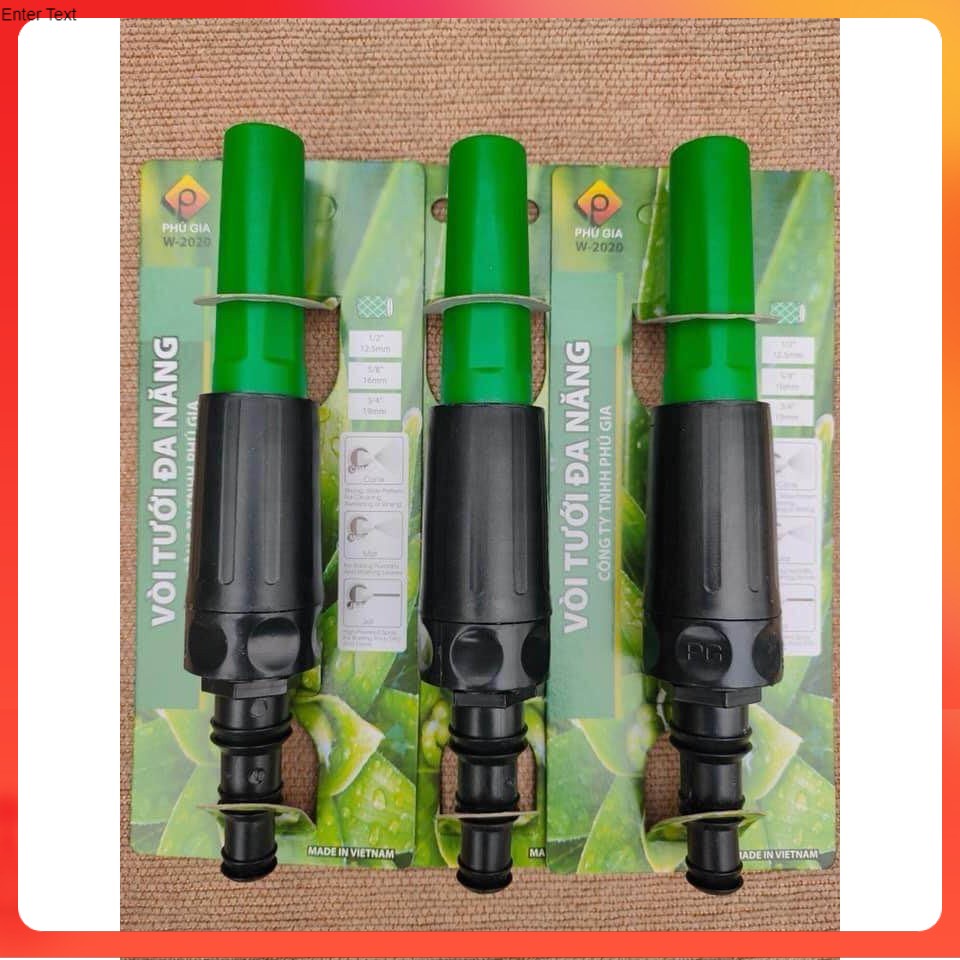 Đầu vòi tưới đa năng tưới cây, rửa xe, tưới lan đột biên, đầu phun nước tưới cây, tưới rau,vòi sịt rửa sân
