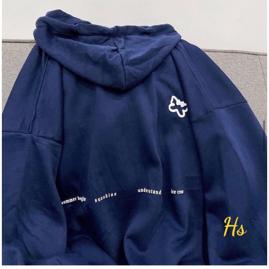 Áo hoodie in viền trắng MEMN 781