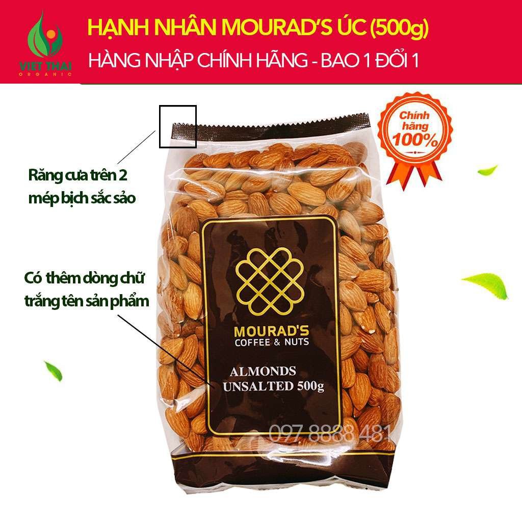 【Hạnh Nhân Úc Tách Sẵn Vỏ】 Nhân Hạnh Nhân Mourad's 500g (Ăn Kiêng/ Làm sữa/ Giảm cân)